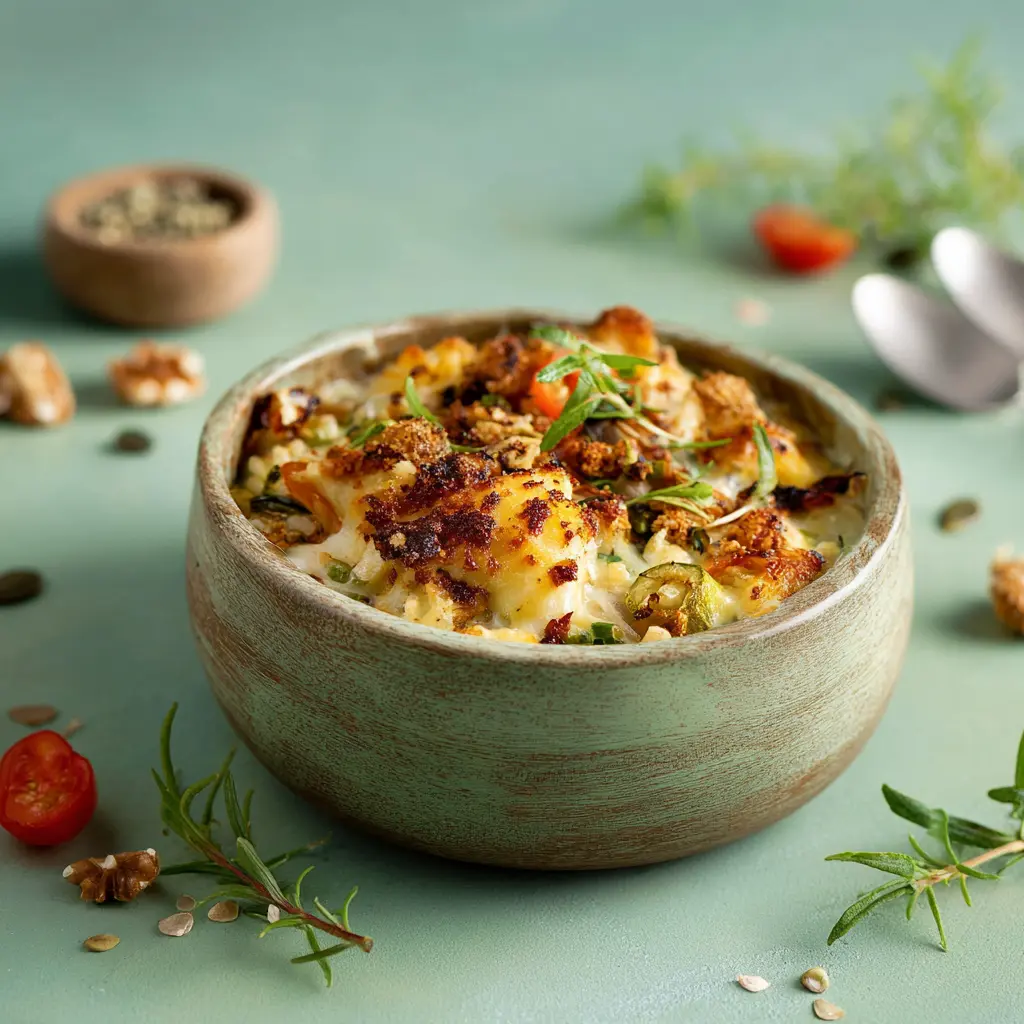 Gratin végétarien façon brandade