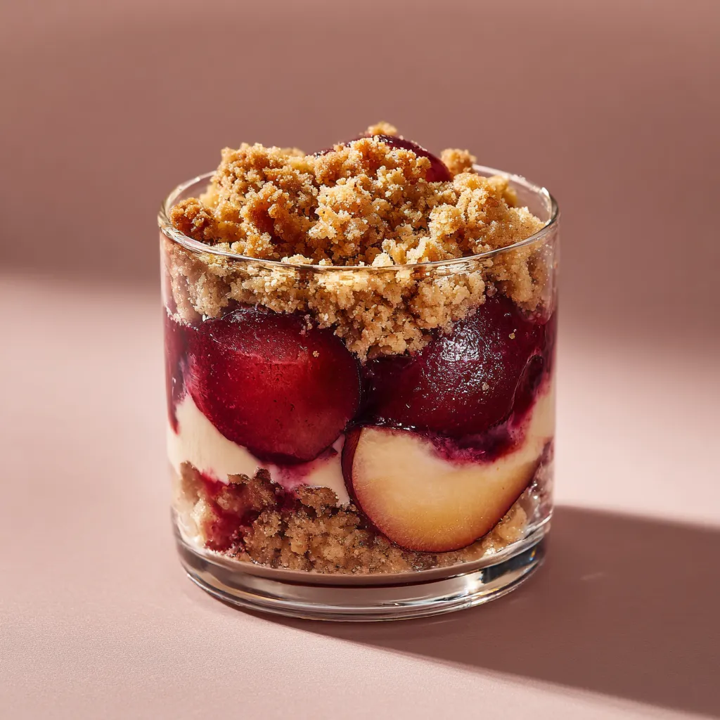[4918] Verrine prune et crumble